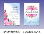 wedding invitation card with... | Shutterstock .eps vector #1903014646