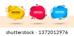 modern set of abstract banners. ... | Shutterstock .eps vector #1372012976