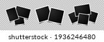set of empty photo frames... | Shutterstock .eps vector #1936246480