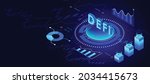 decentralized finance banner... | Shutterstock .eps vector #2034415673