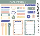 stickers for organized your... | Shutterstock .eps vector #1044724336