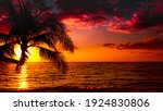 Beautiful Sunset Tropical Beach ...