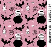 Halloween Seamless Pattern For...