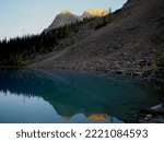 Small photo of Reflection on Templeton Lake British Columbia Canada