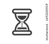 hourglass icon. minimalistic... | Shutterstock . vector #1692020929