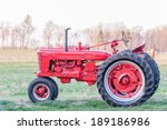 Old Red Farm Tractor