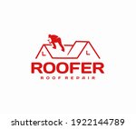 roof repair and maintenance... | Shutterstock .eps vector #1922144789