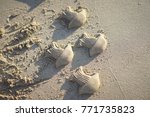 Small photo of Octopod and sandcastle