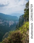 Small photo of vertical of canyon de Sumidero in chiapas mexico travel destination near tuxtla Gutierrez and chiapas dec orzo