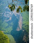 Small photo of vertical of canyon de Sumidero in chiapas mexico travel destination near tuxtla Gutierrez and chiapas dec orzo