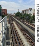 Small photo of The elevated railway in Chicago