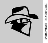 Cowboy Masked Outlaw Symbol...