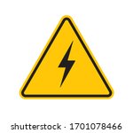 vector yellow triangle sign  ... | Shutterstock .eps vector #1701078466