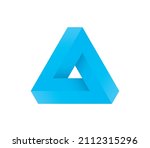 vector blue icon penrose... | Shutterstock .eps vector #2112315296