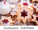 Christmas Linzer Cookies With...