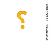 question mark arabic alphabet... | Shutterstock . vector #1112201006