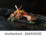Grilled Lamb Rack With Spices...