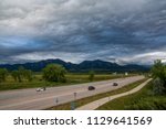 Storm Clouds Over Highway