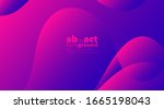minimal dynamic gradients on... | Shutterstock .eps vector #1665198043