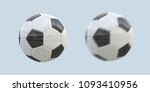 soccer ball isolated with... | Shutterstock . vector #1093410956
