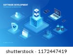 software development process... | Shutterstock .eps vector #1172447419