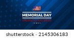 memorial day patriotic... | Shutterstock .eps vector #2145306183