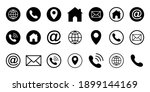 web icon set. website internet... | Shutterstock .eps vector #1899144169