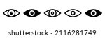 eyes icon set simple design | Shutterstock .eps vector #2116281749