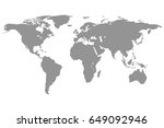 world map | Shutterstock .eps vector #649092946