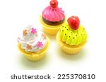 phony cupcake on a white... | Shutterstock . vector #225370810