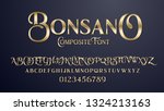 vector composite font bonsano.... | Shutterstock .eps vector #1324213163