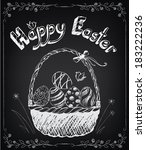 Vintage Happy Easter Card With...