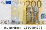 Front Part Of 200 Euro Banknote ...