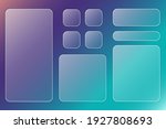set of transparent plates with... | Shutterstock .eps vector #1927808693