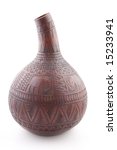 A Beautiful Brown Textured Vase ...