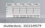 vector pricing table design... | Shutterstock .eps vector #1011149179