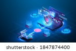 analysis trends  software... | Shutterstock .eps vector #1847874400