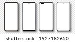 realistic phone mockup.... | Shutterstock .eps vector #1927182650
