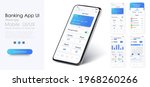 online banking mobile apps ui ... | Shutterstock .eps vector #1968260266