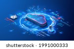 cloud storage for downloading... | Shutterstock .eps vector #1991000333