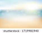 blur beach and sand abstract... | Shutterstock .eps vector #1719981940