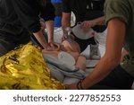 Small photo of Emergency medicine students attends a circumstantial emergency