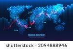 stock market or forex trading... | Shutterstock .eps vector #2094888946