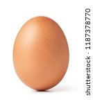 Chicken egg isolated on white...