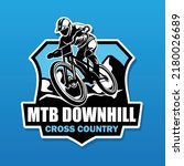 Downhill Sports Bicycle Logo....