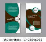 flyer template. vectical banner ... | Shutterstock .eps vector #1405646093
