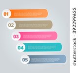 business infographics template... | Shutterstock .eps vector #392299633