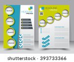 abstract flyer design... | Shutterstock .eps vector #393733366