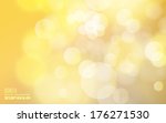 Gold Bokeh Abstract Background