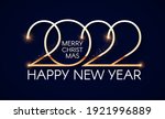 happy new 2022 year elegant... | Shutterstock .eps vector #1921996889